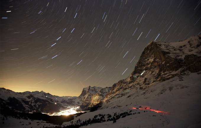 Vemos la imagen de un sitio de turismo en medio de una nevada